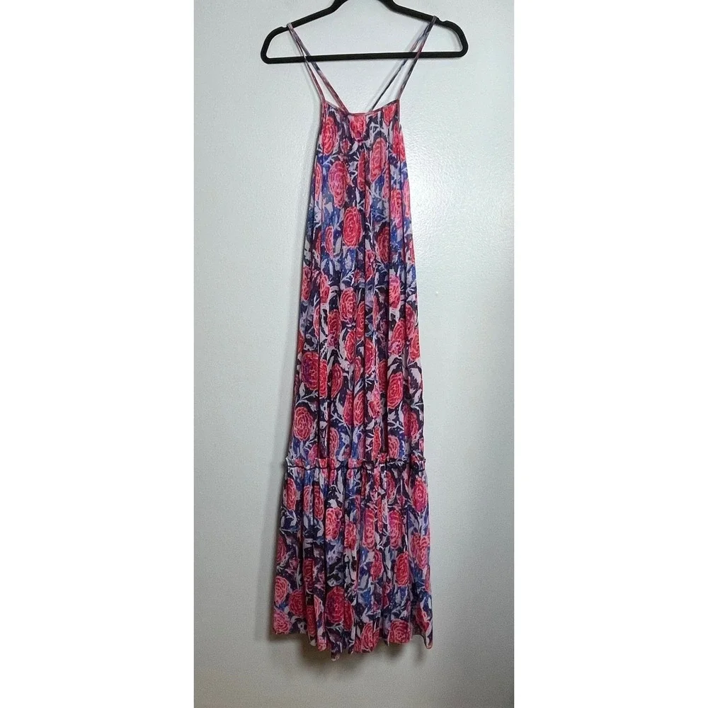 fuzzi maxi dress Cobalt Printed Maxi Dress